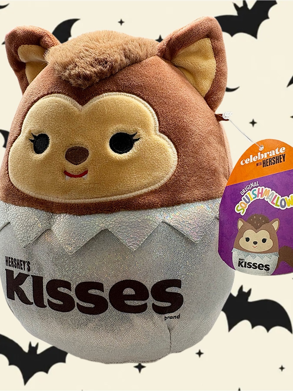 Squishmallows Lyca Hershey Kisses Werewolf NWT Halloween Plushie